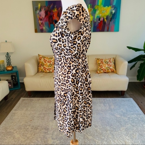 Leopard Printed Mini Dress - Picture 6 of 7